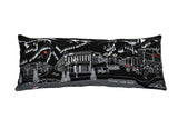 35" Black Aspen Nighttime Skyline Lumbar Decorative Pillow - Homeroots - Flyclothing LLC