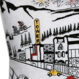 35" White Bend Daylight Skyline Lumbar Decorative Pillow - Homeroots - Flyclothing LLC