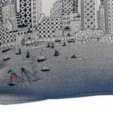 35" White Boston Daylight Skyline Lumbar Decorative Pillow - Homeroots - Flyclothing LLC