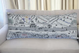 35" White Breckenridge Daylight Skyline Lumbar Decorative Pillow - Homeroots - Flyclothing LLC