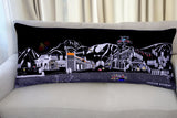 35" Black Jackson Nighttime Skyline Lumbar Decorative Pillow - Homeroots - Flyclothing LLC