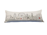 35" White London Daylight Skyline Lumbar Decorative Pillow - Homeroots - Flyclothing LLC
