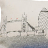 35" White London Daylight Skyline Lumbar Decorative Pillow - Homeroots - Flyclothing LLC