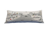35" White Paris Daylight Skyline Lumbar Decorative Pillow - Homeroots - Flyclothing LLC