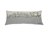 35" White Portland Daylight Skyline Lumbar Decorative Pillow - Homeroots - Flyclothing LLC