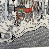 35" White Tulsa Daylight Skyline Lumbar Decorative Pillow - Homeroots - Flyclothing LLC