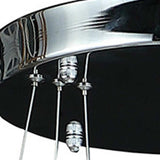 Silver Metal and Crystals LED Dimmable Chandelier - Homeroots - Flyclothing LLC