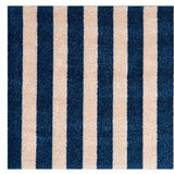 2' X 3' Navy And Sand Striped Tufted Washable Non Skid Area Rug - Homeroots - Flyclothing LLC