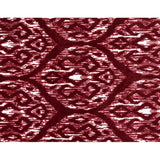 2' X 3' Red and White Ikat Printed Washable Non Skid Area Rug - Homeroots - Flyclothing LLC