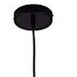 Black Metal Cage Modern Industrial Single Bulb Hanging Pendent Light - Homeroots - Flyclothing LLC