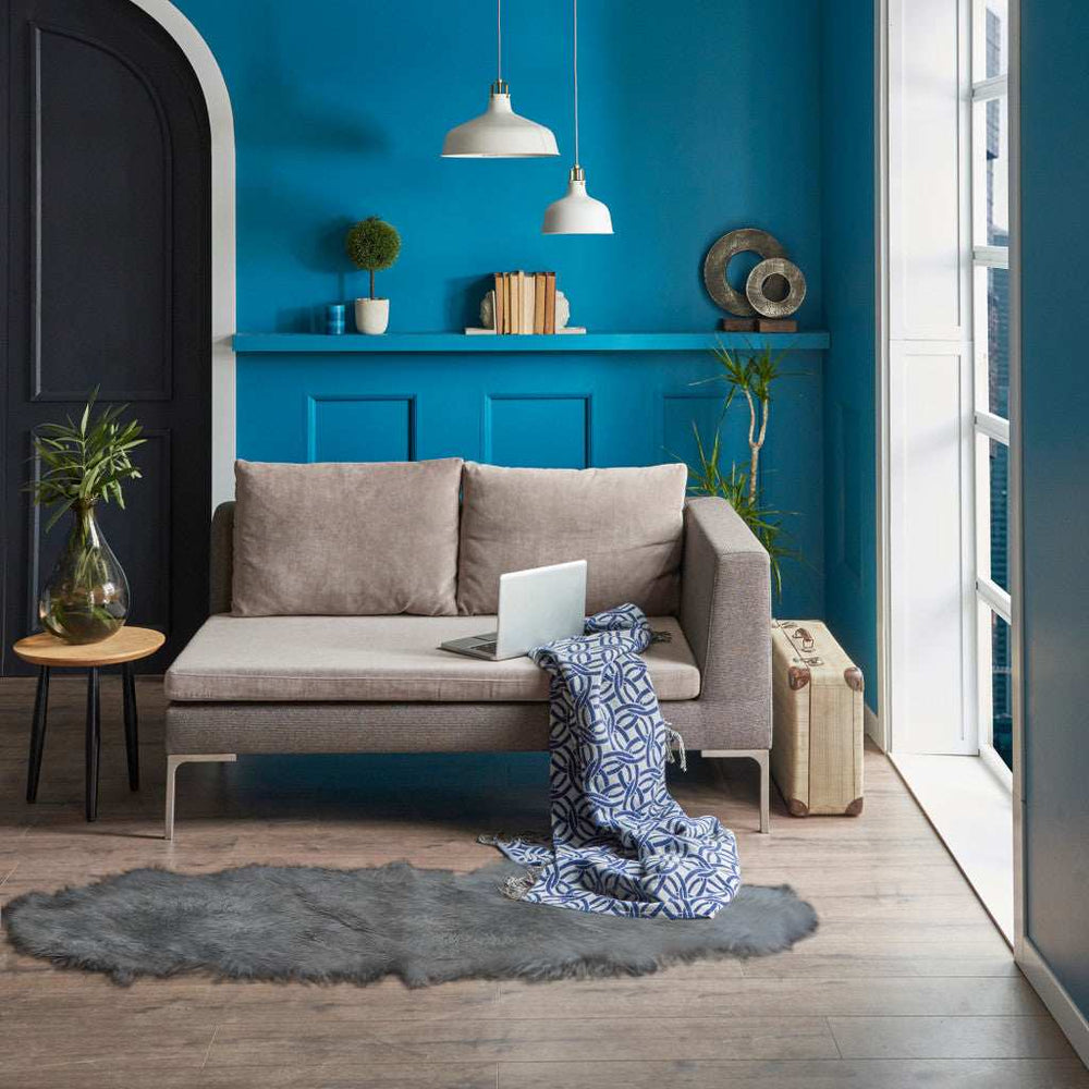 2' X 6' Dark Gray New Zealand Lambs Wool Handmade Area Rug - Homeroots - Flyclothing LLC