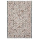 8' X 10' Beige Floral Stain Resistant Indoor Outdoor Area Rug - Homeroots - Flyclothing LLC