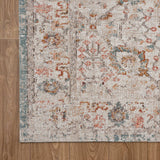 8' X 10' Beige Floral Stain Resistant Indoor Outdoor Area Rug - Homeroots - Flyclothing LLC