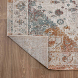 5' X 8' Beige Abstract Stain Resistant Indoor Outdoor Area Rug - Homeroots - Flyclothing LLC