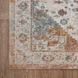 8' X 10' Beige Abstract Stain Resistant Indoor Outdoor Area Rug - Homeroots - Flyclothing LLC