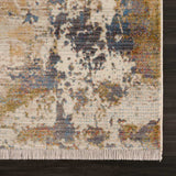 4' X 6' Gray And Ivory Abstract Power Loom Distressed Stain Resistant Area Rug - Homeroots - Flyclothing LLC