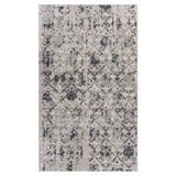 2' X 3' Cream And Gray Damask Stain Resistant Area Rug - Homeroots - Flyclothing LLC