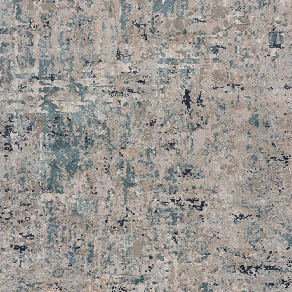 8' X 11' Gray Blue Taupe And Cream Abstract Distressed Stain Resistant Area Rug - Homeroots - Flyclothing LLC