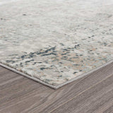 2' X 3' Gray Cream And Taupe Abstract Distressed Stain Resistant Area Rug - Homeroots - Flyclothing LLC