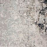 5' X 7' Gray Cream And Taupe Abstract Distressed Stain Resistant Area Rug - Homeroots - Flyclothing LLC