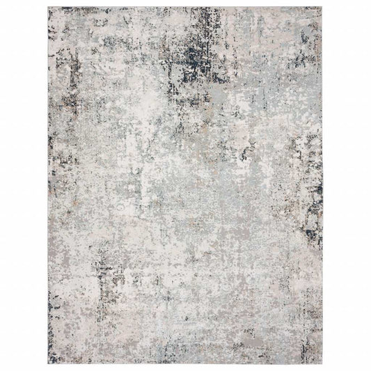 8' X 10' Gray Cream And Taupe Abstract Stain Resistant Area Rug - Homeroots - Flyclothing LLC
