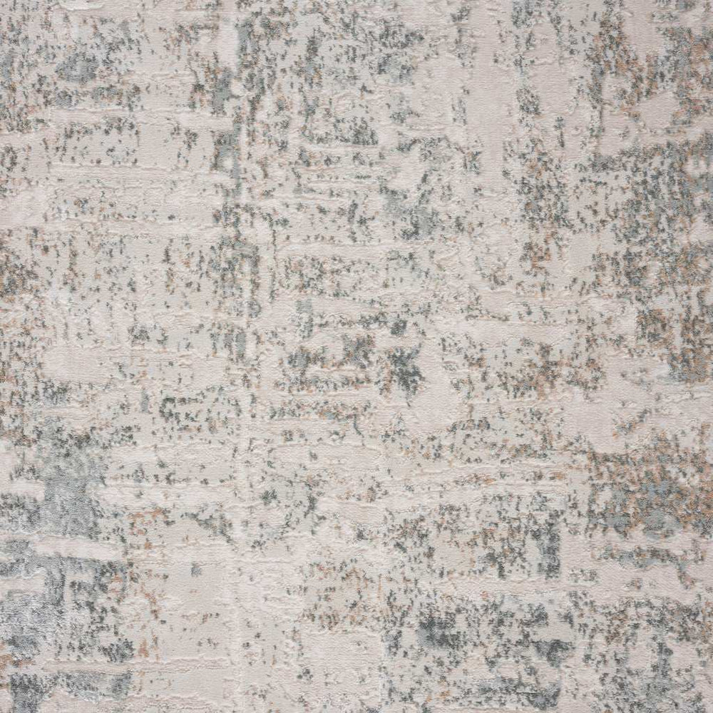 5' X 7' Gray Blue Taupe And Cream Abstract Distressed Stain Resistant Area Rug - Homeroots - Flyclothing LLC