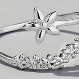 925 Sterling Silver Flower Ring - Trendsi - Flyclothing LLC