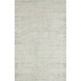 5' X 8' Ivory And Gray Floral Power Loom Distressed Stain Resistant Area Rug - Homeroots - Flyclothing LLC