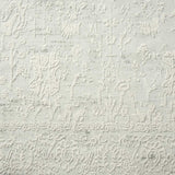 9' X 12' Ivory And Gray Floral Power Loom Distressed Stain Resistant Area Rug - Homeroots - Flyclothing LLC