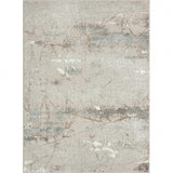 5' X 7' Beige Gray And Brown Abstract Stain Resistant Area Rug - Homeroots - Flyclothing LLC