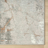 7' X 9' Beige Gray And Brown Abstract Area Rug - Homeroots - Flyclothing LLC