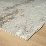 7' X 9' Beige Gray And Brown Abstract Area Rug - Homeroots - Flyclothing LLC