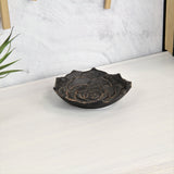 5" Black Novelty Metal Handmade Tray