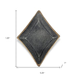 5" Black Novelty Metal Handmade Tray