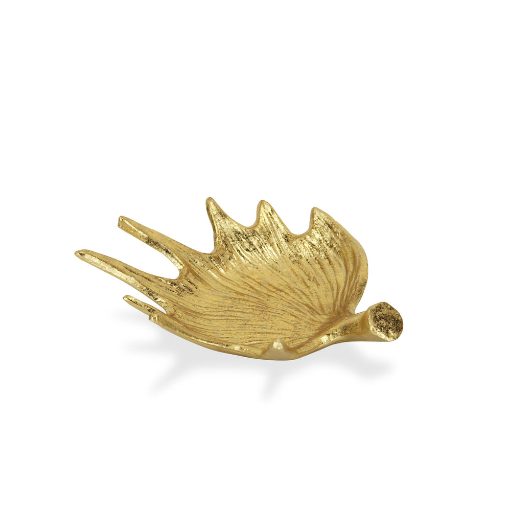 10" Gold Antler Cast Iron Vanity Tray - Homeroots - Flyclothing LLC