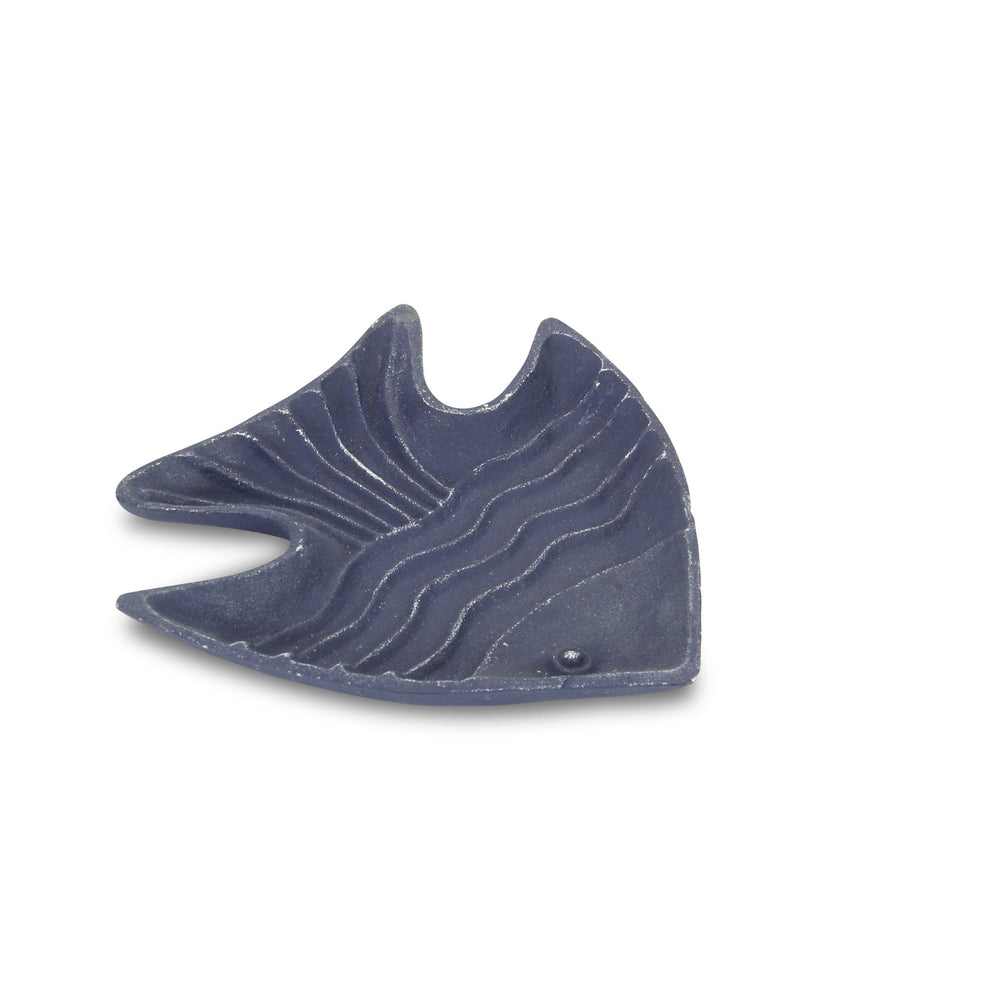 8" Blue Angel Fish Cast Iron Vanity Tray Tray - Homeroots - Flyclothing LLC