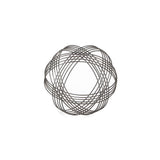 8.5" Gray Metal Decorative Orb - Homeroots