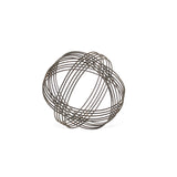 7" Gray Metal Decorative Orb - Homeroots - Flyclothing LLC