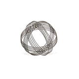7" Gray Metal Decorative Orb - Homeroots - Flyclothing LLC