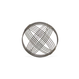 7" Gray Metal Decorative Orb - Homeroots - Flyclothing LLC