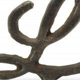 3" Black Cast Iron Love Hand Painted Sculpture - Homeroots - Flyclothing LLC