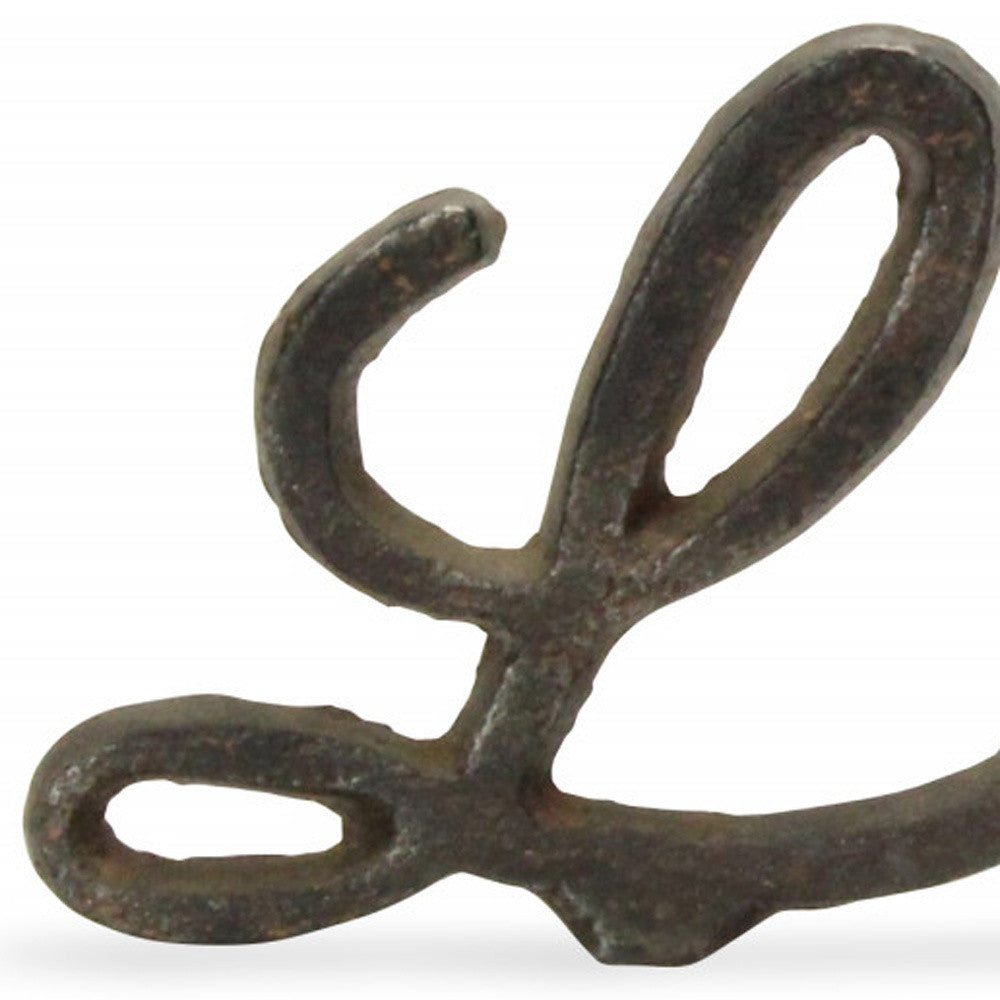 3" Black Cast Iron Love Hand Painted Sculpture - Homeroots - Flyclothing LLC