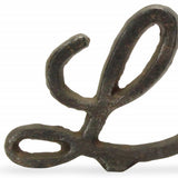 3" Black Cast Iron Love Hand Painted Sculpture - Homeroots - Flyclothing LLC