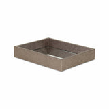 10" Gray Rectangular Wood Handmade Tray - Homeroots - Flyclothing LLC