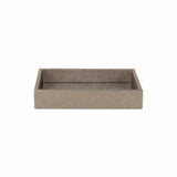 10" Gray Rectangular Wood Handmade Tray - Homeroots - Flyclothing LLC