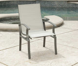 Seven Piece Black and Gray Rectangular Glass Dining Set with Six Chairs - Homeroots - Flyclothing LLC
