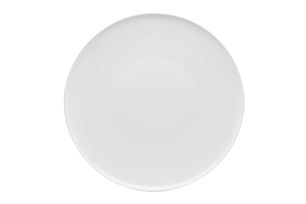 White Six Piece Round Coupe Porcelain Service For Six Dinner Plate Set - Homeroots - Flyclothing LLC