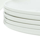 White Six Piece Round Coupe Porcelain Service For Six Dinner Plate Set - Homeroots - Flyclothing LLC
