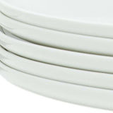 White Six Piece Round Coupe Porcelain Service For Six Dinner Plate Set - Homeroots - Flyclothing LLC