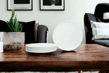 White Six Piece Round Coupe Porcelain Service For Six Dinner Plate Set - Homeroots - Flyclothing LLC